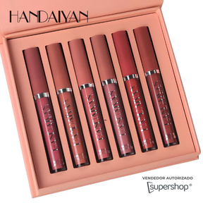 Batom Líquido Sexy Lips Handaiyan - Fosco À Prova D'água 16h de Duração [COMPRE 3, LEVE 6]