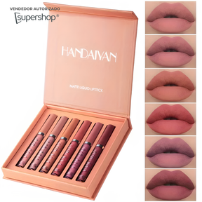 Batom Líquido Sexy Lips Handaiyan - Fosco À Prova D'água 16h de Duração [COMPRE 3, LEVE 6]