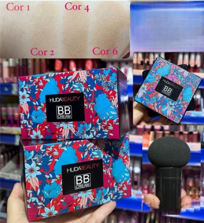 Base BB Cream+ESPONJA COM FORMATO DE COGUMELO