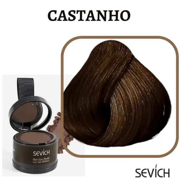 Sevích® - Tinta de Cabelo em Pó Cobre Todos os Fios Brancos (Compre 1, Leve 2)