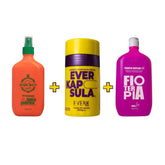 Tônico Poderoso 250ml + Fioterapia 500ml + Evercap