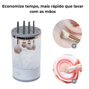 Limpador Elétrico de Maquiagem + Brinde Cabo USB Grátis