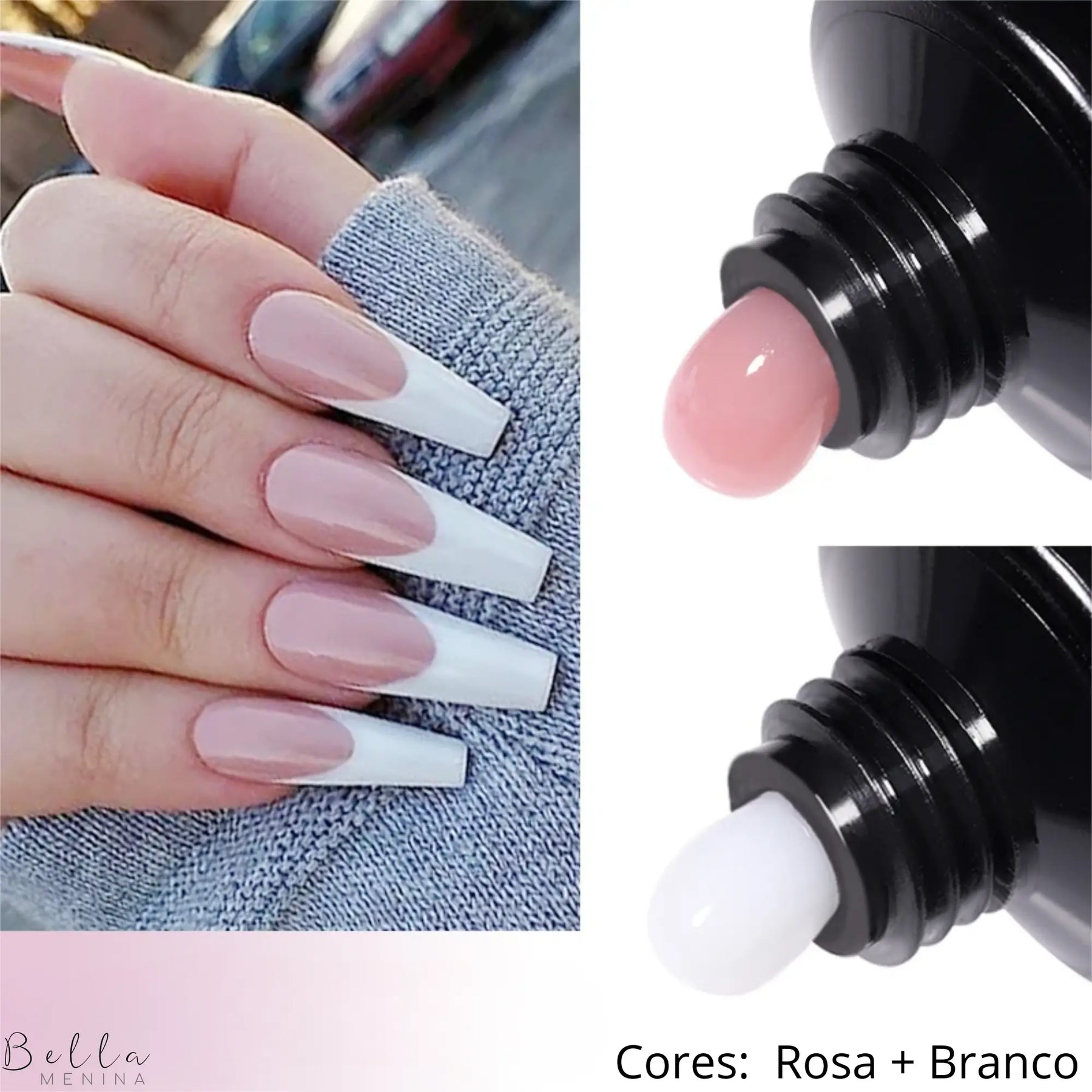 Kit Completo PolyNails- Alongamento de Unhas em Casa