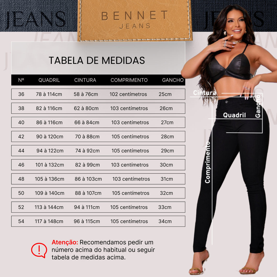 Calça Jeans Skinny Preta Cintura Alta Barra Reta