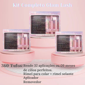 Kit Completo Lash Vana - Extensão de Cílios em Casa