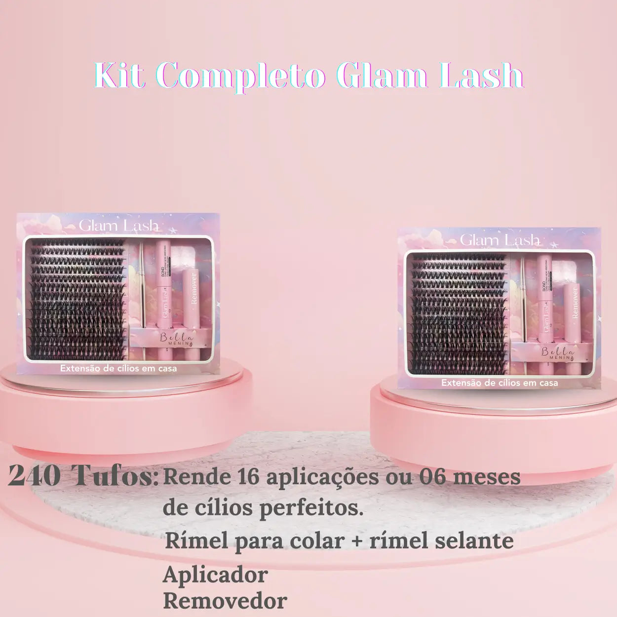 Kit Completo Lash Vana - Extensão de Cílios em Casa