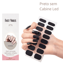 Unhas de Gel Adesivos + Cabine Led UV para secagem- Fast Nails