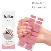 Unhas de Gel Adesivos + Cabine Led UV para secagem- Fast Nails